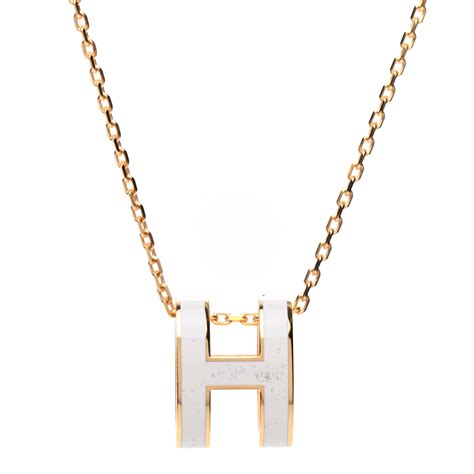 h necklace hermes free shipping|hermes pop h necklace white.